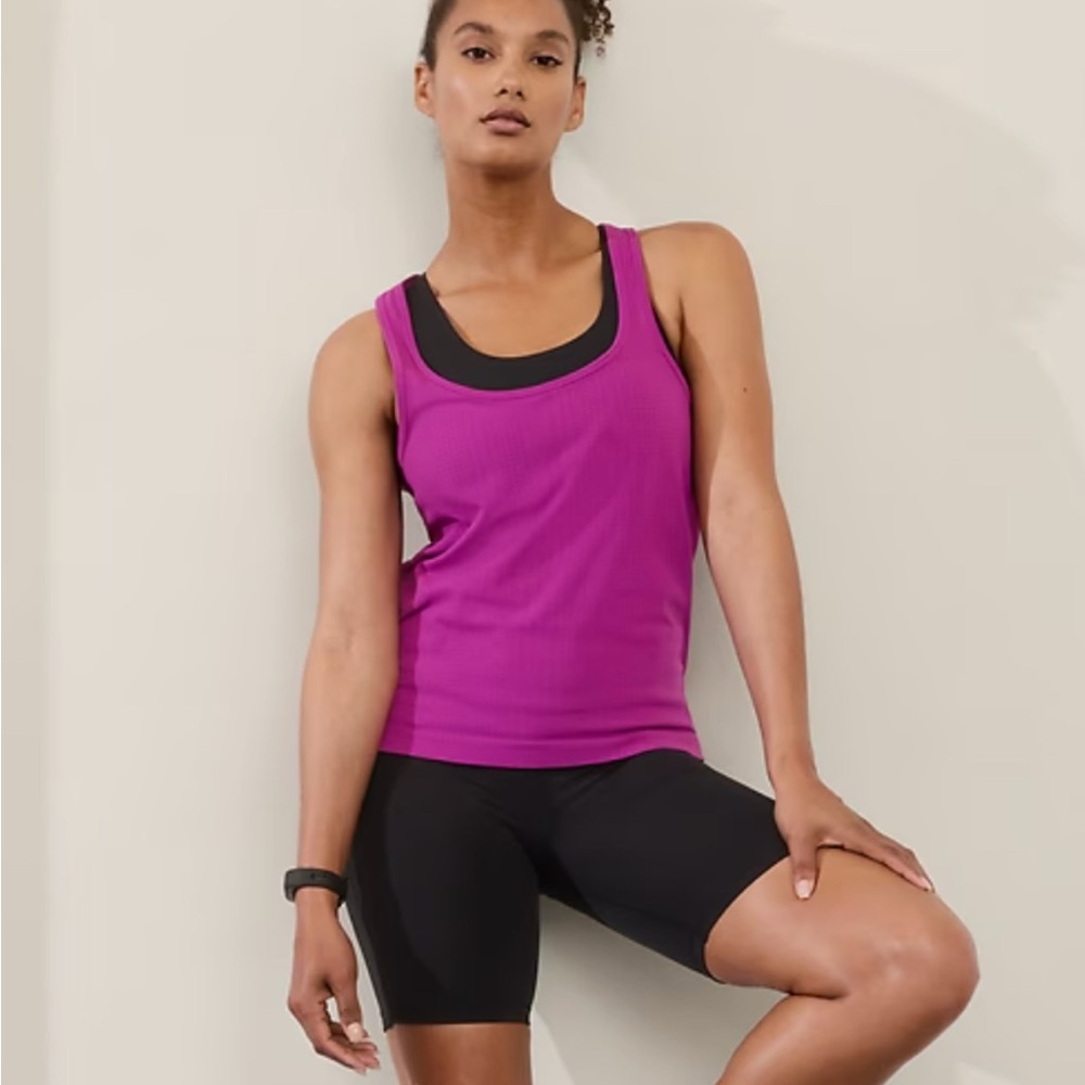 Athleta In Motion Seamless Criss Cross Tank